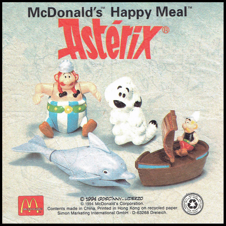 Netherlands, 1994/09, Happy Meal set, Asterix