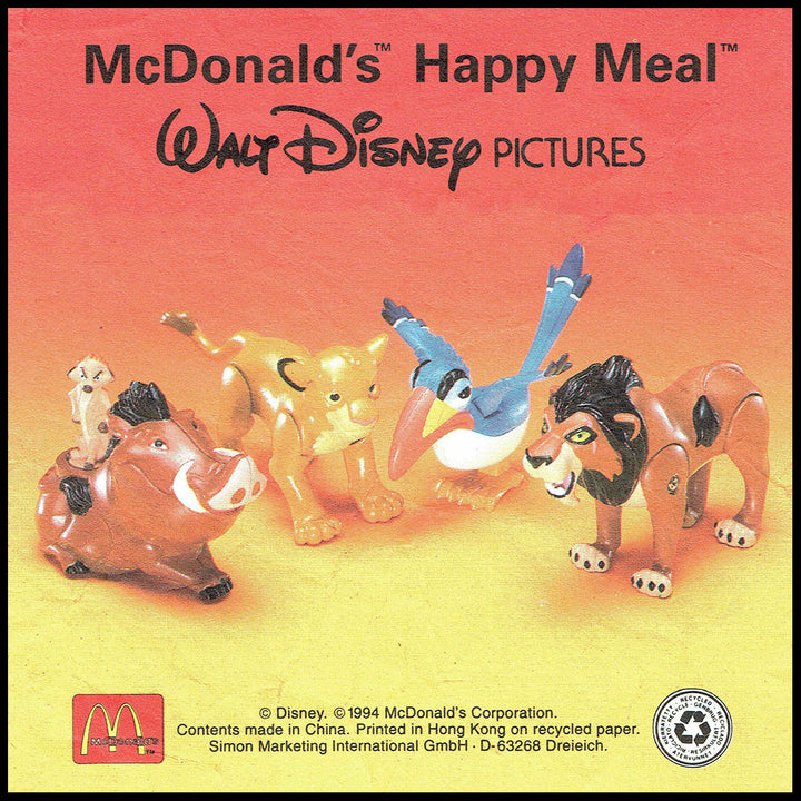 Netherlands, 1994/10, Happy Meal Set, Leeuwenkoning 1