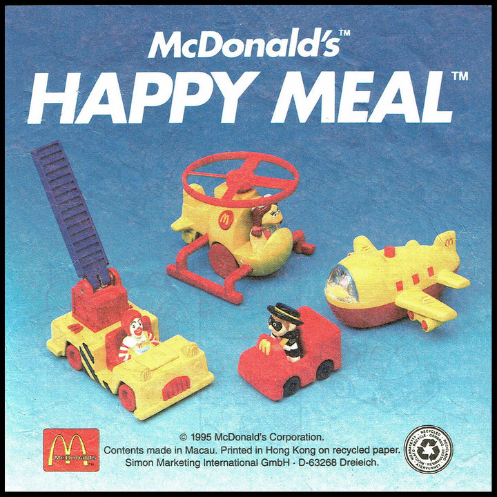 Netherlands, 1995/03, Happy Meal Set, Vliegveld