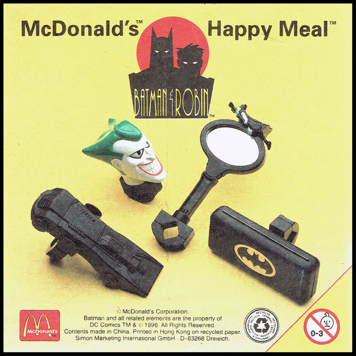 Netherlands, 1996/06, Happy Meal set, Batman fietspret 2