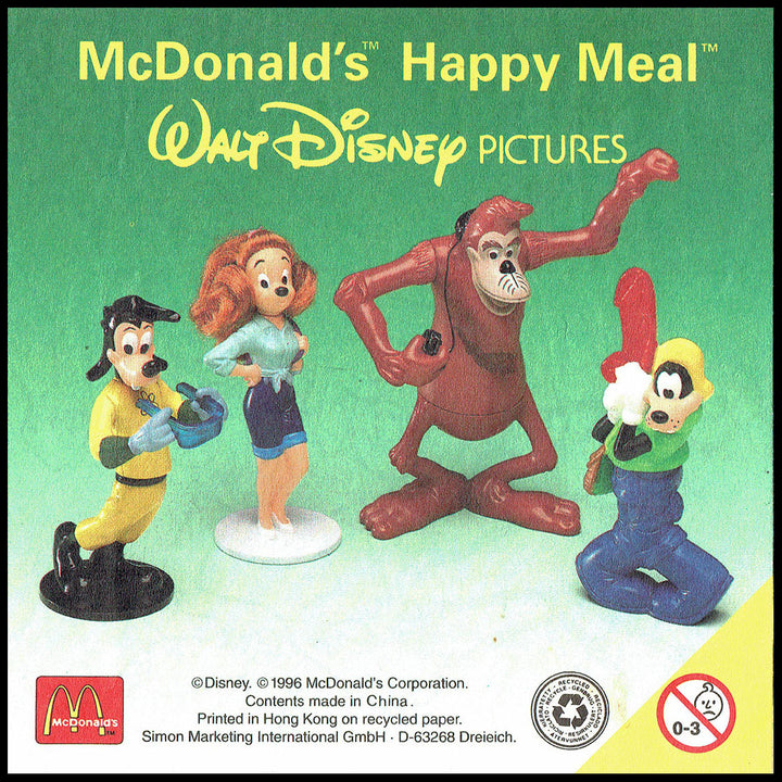 Netherlands, 1996/07, Happy Meal set, Goofy Movie