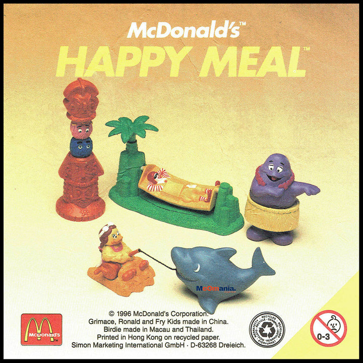 Netherlands, 1996/08, Happy Meal Set, Droom Eiland