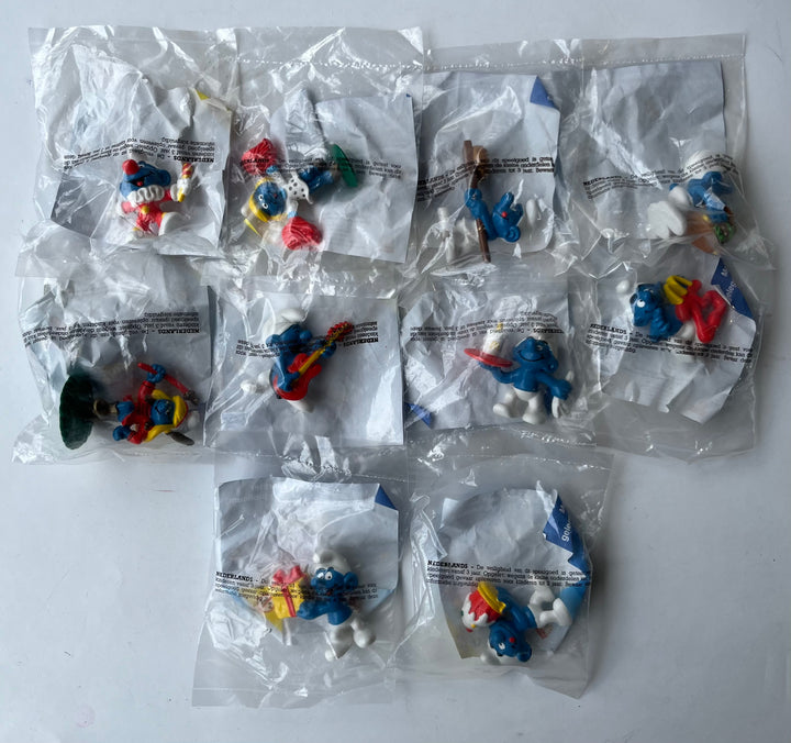 Netherlands, 1996/11, Happy Meal set, De Smurfen (25 Jarig jubileum Smurfen)