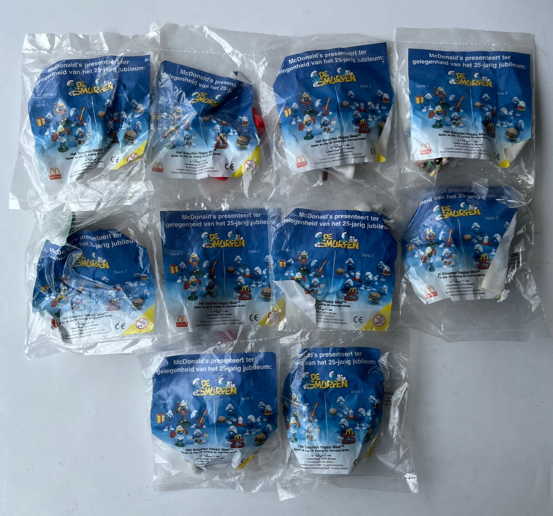 Netherlands, 1996/11, Happy Meal set, De Smurfen (25 Jarig jubileum Smurfen)