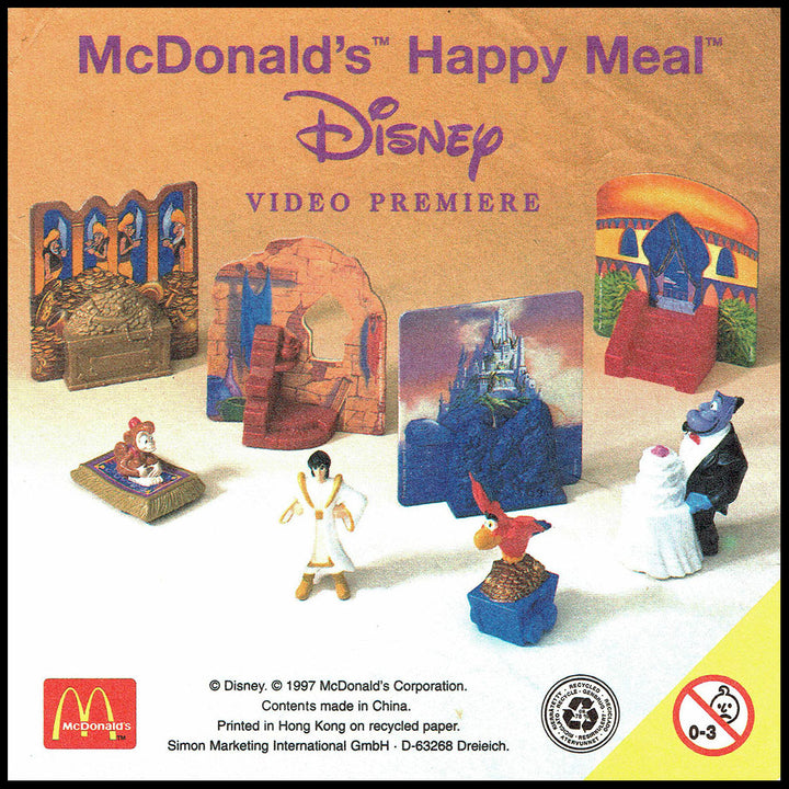 Netherlands, 1997/01, Happy Meal set, Aladdin, The Movie