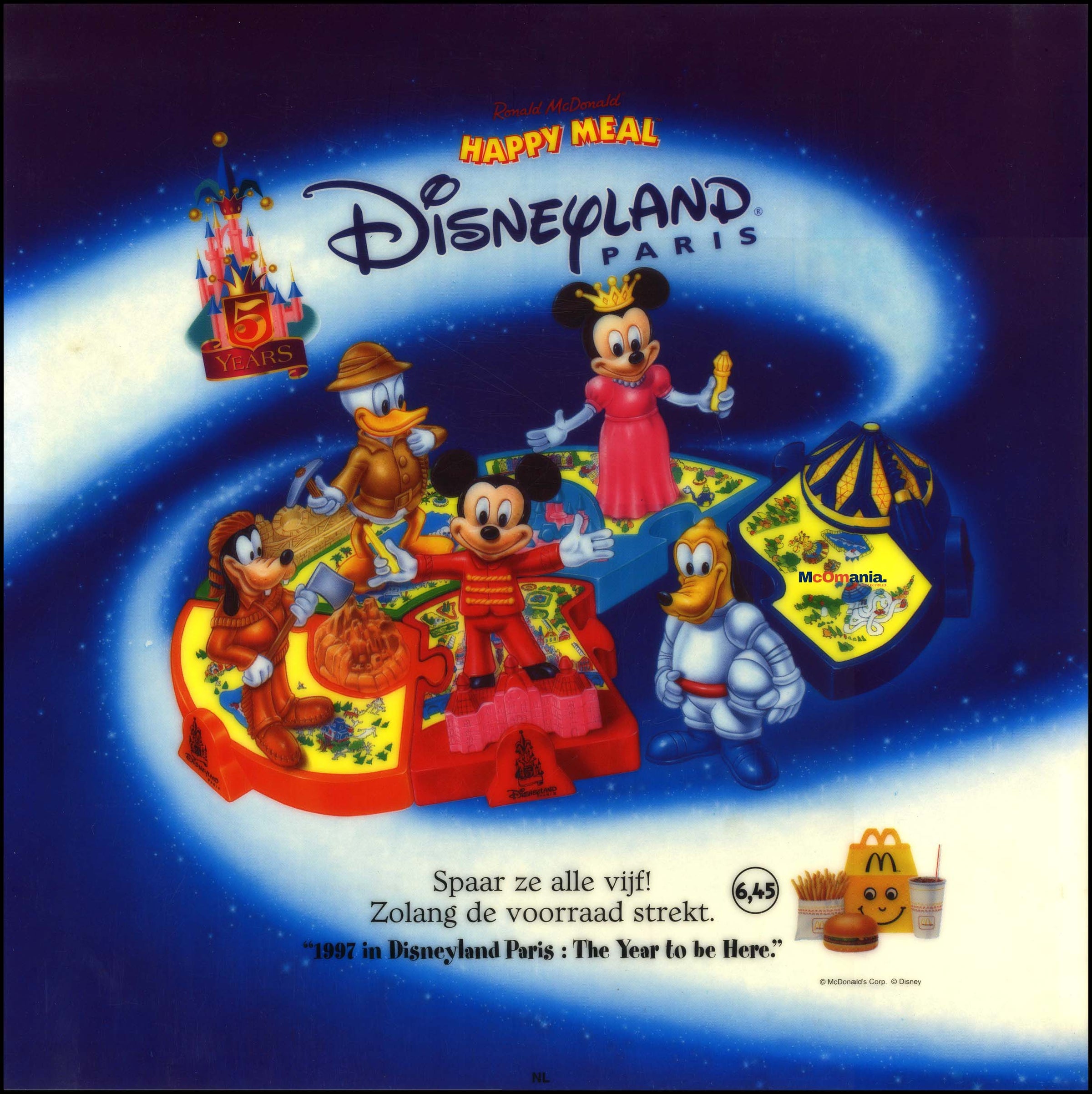 1997/04 Disneyland Parijs 5 jaar