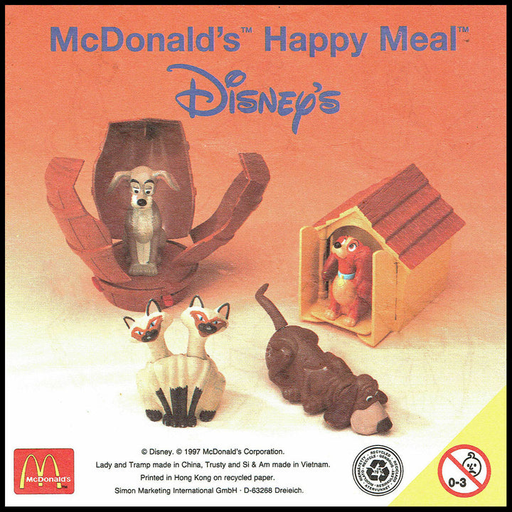 Netherlands, 1997/07, Happy Meal Set, Lady en de Vagabond