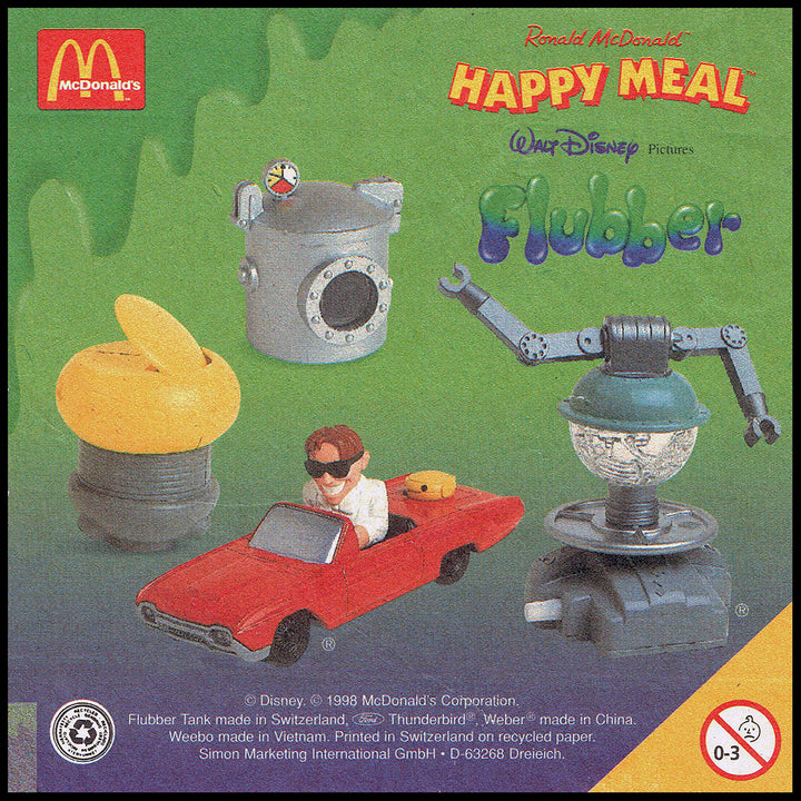 Netherlands, 1998/02, Happy Meal set, Flubber
