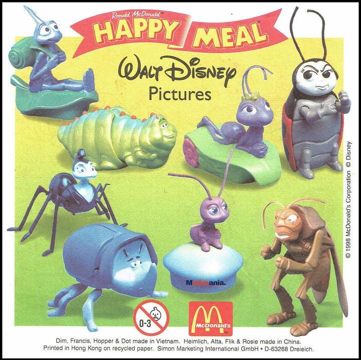 Netherlands, 1999/02, Happy Meal Toys, Een Luizenleven