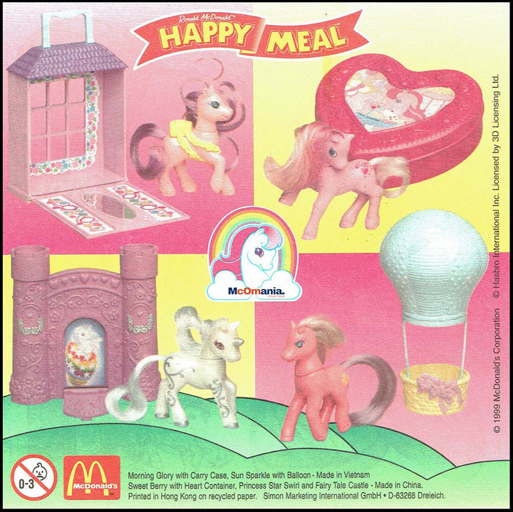 Netherlands, 1999/05, Happy Meal set, My Little Pony