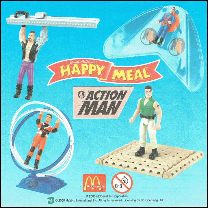 Netherlands, 2000/09, Happy Meal set, Action Man