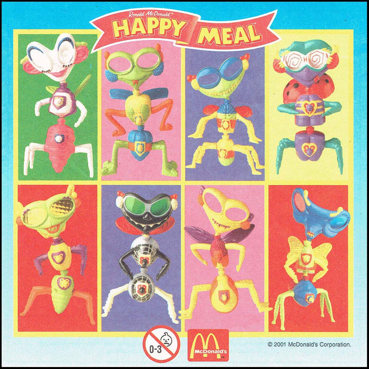 Netherlands, 2001/02, Happy Meal set, Bionic Bugs