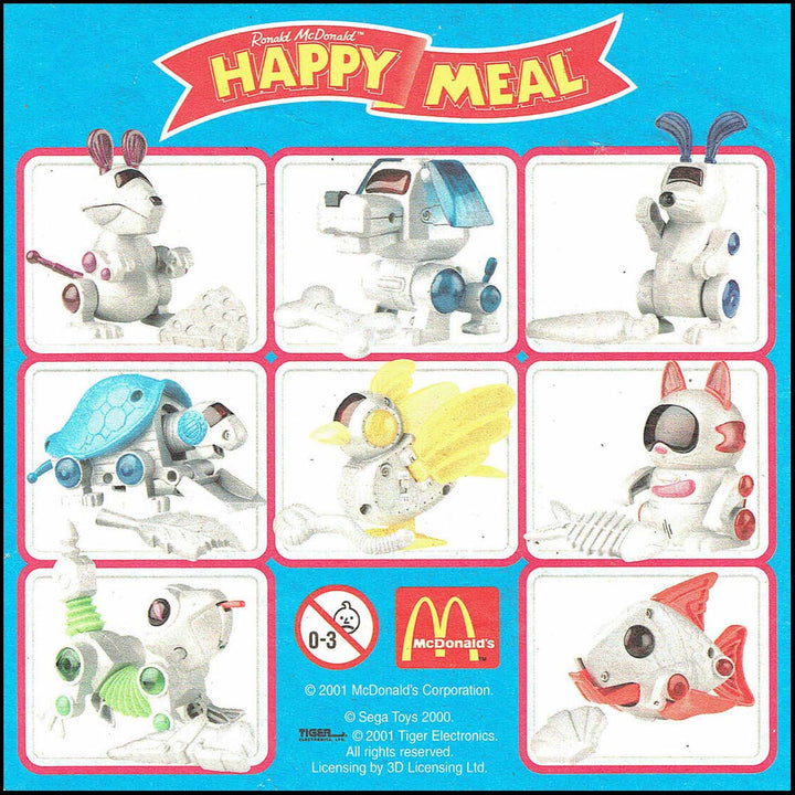 Netherlands, 2001/08, Happy Meal set, Robo-Chi