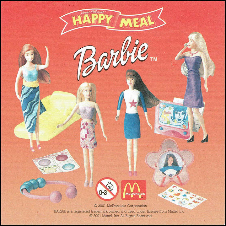 Netherlands, 2001/09, Happy Meal set, Barbie