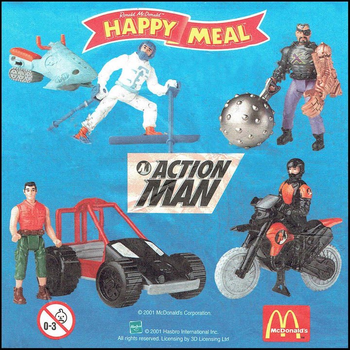 Netherlands, 2001/12, Happy Meal set, Action Man