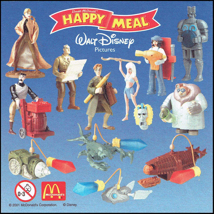 Netherlands, 2001/14, Happy Meal set, Atlantis
