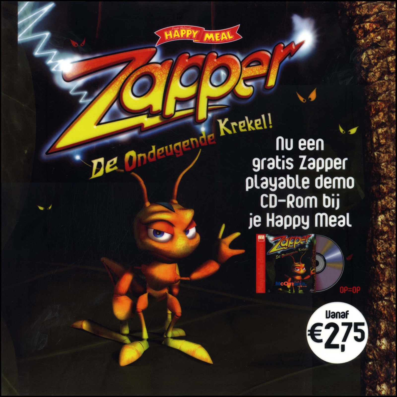 2003/04 Zapper de ondeugende krekel
