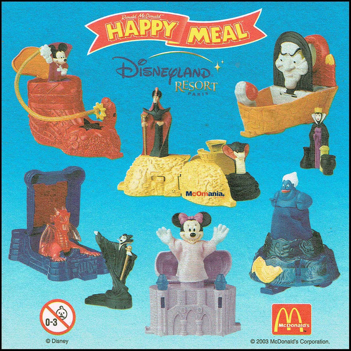 Netherlands, 2003/06, Happy Meal set, Disneyland Resort Parijs