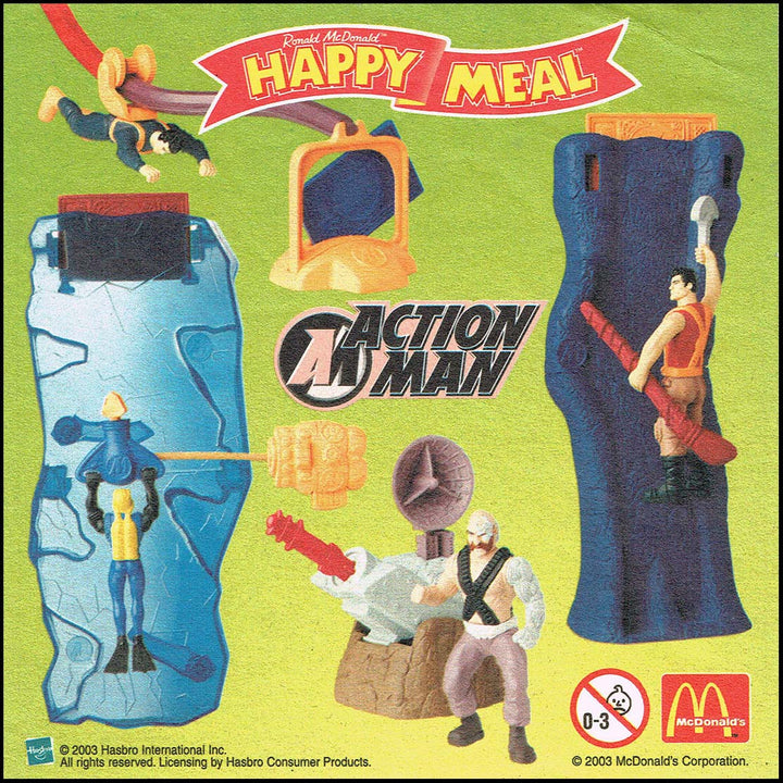 Netherlands, 2003/08, Happy Meal set, Action Man