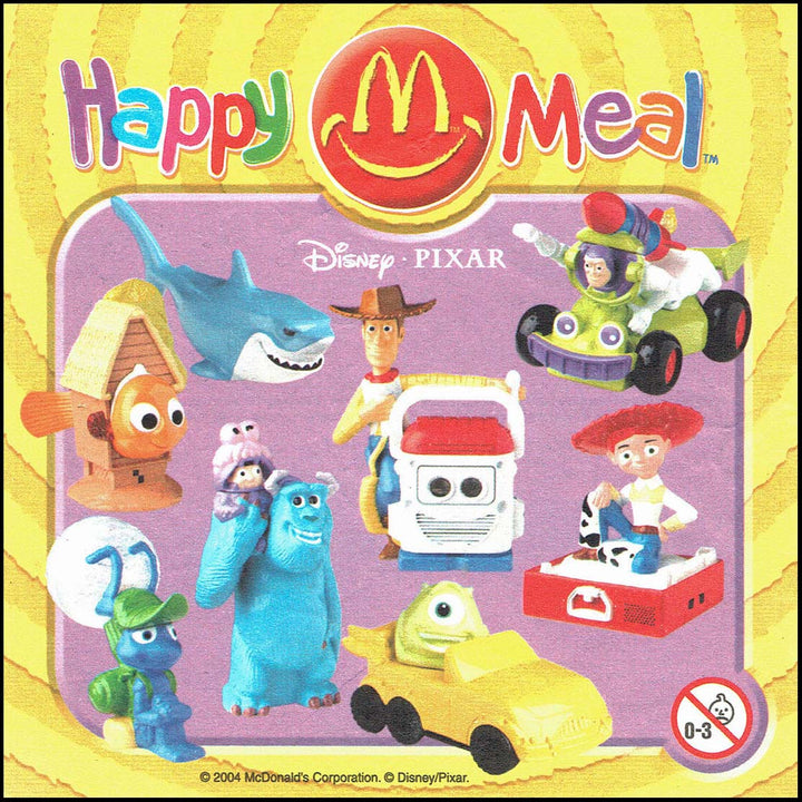 Netherlands, 2004/04, Happy Meal set, Pixar Masterpiece Collection
