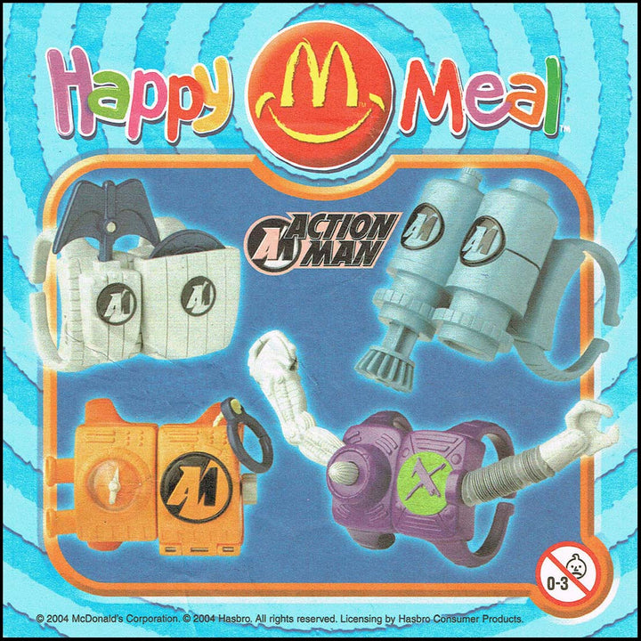 Netherlands, 2004/07, Happy Meal set, Action Man