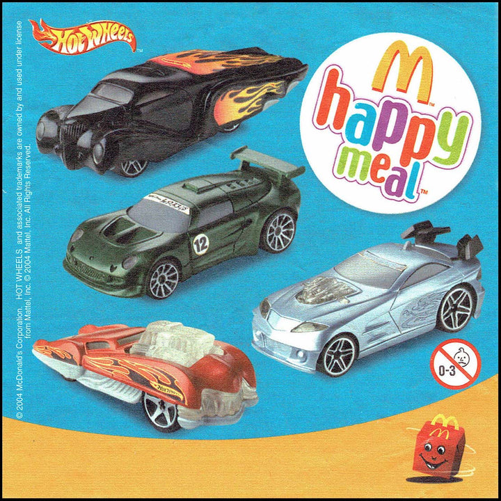 Netherlands, 2004/09, Happy Meal set, HotWheels