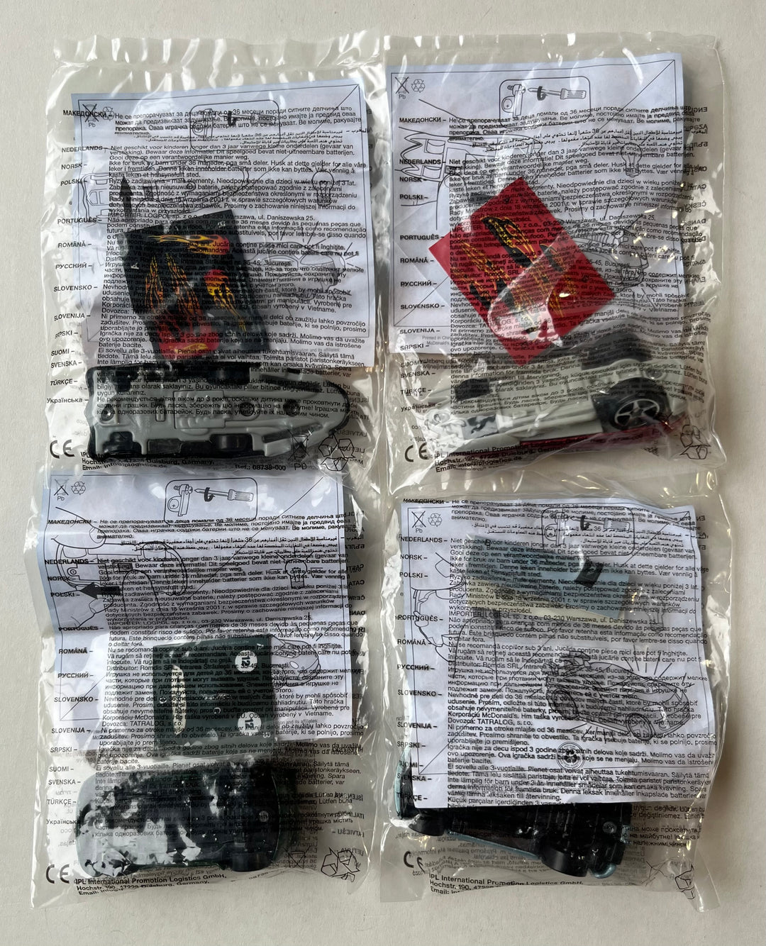 Netherlands, 2004/09, Happy Meal set, HotWheels