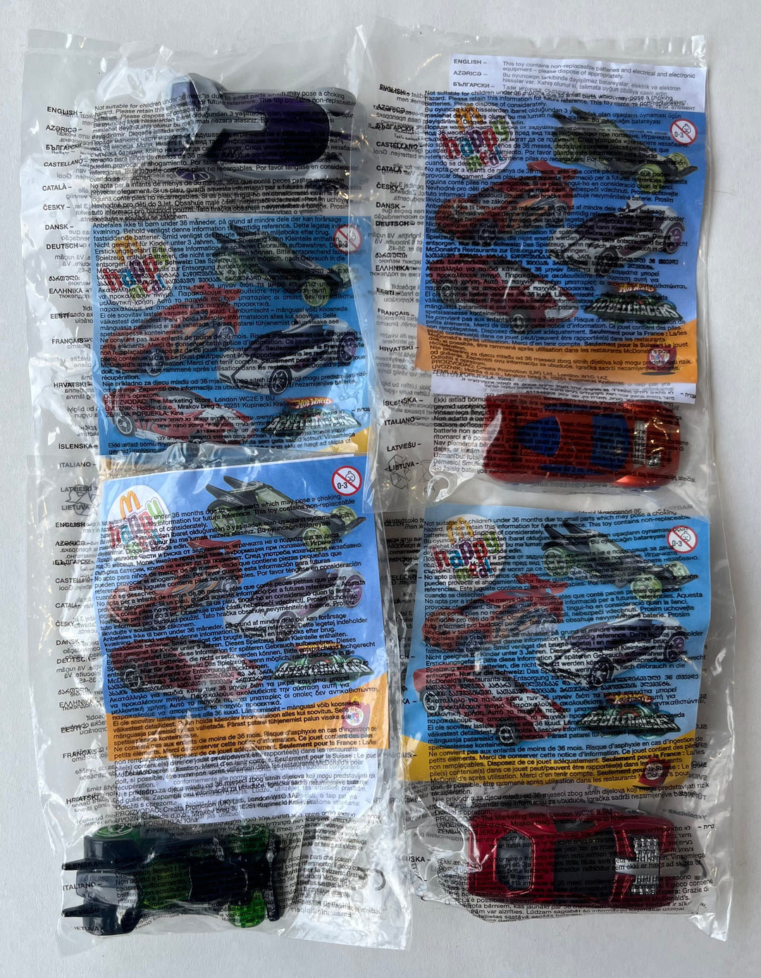 Netherlands, 2005/16, Happy Meal set, HotWheels Accelerators