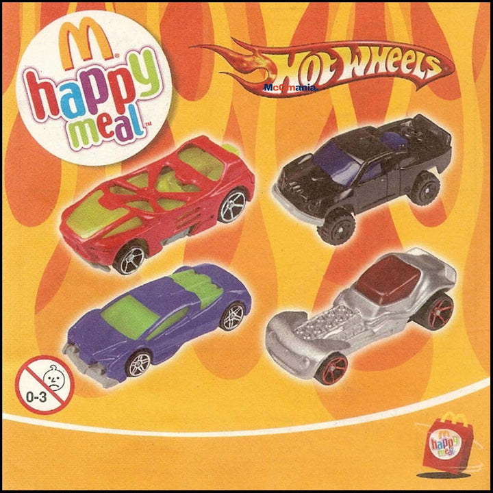 Netherlands, 2007/15, Happy Meal set, HotWheels