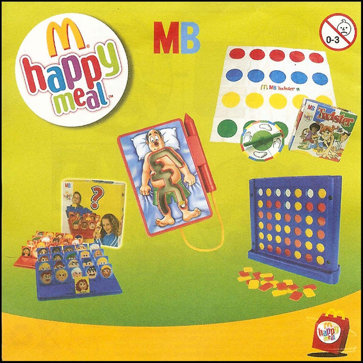 Netherlands, 2008/01, Happy Meal set, Familie Spelletjes MB
