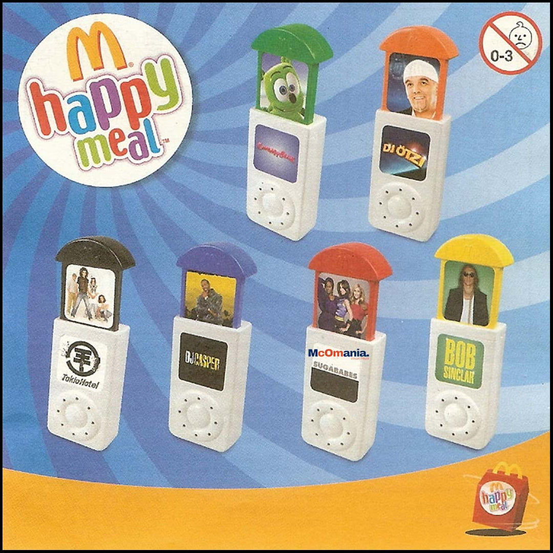 Netherlands, 2008/13, Happy Meal set, Tijd voor een feestje (Music players)