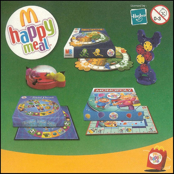 Netherlands, 2009/01, Happy Meal set, Familie spelletjes Hasbro