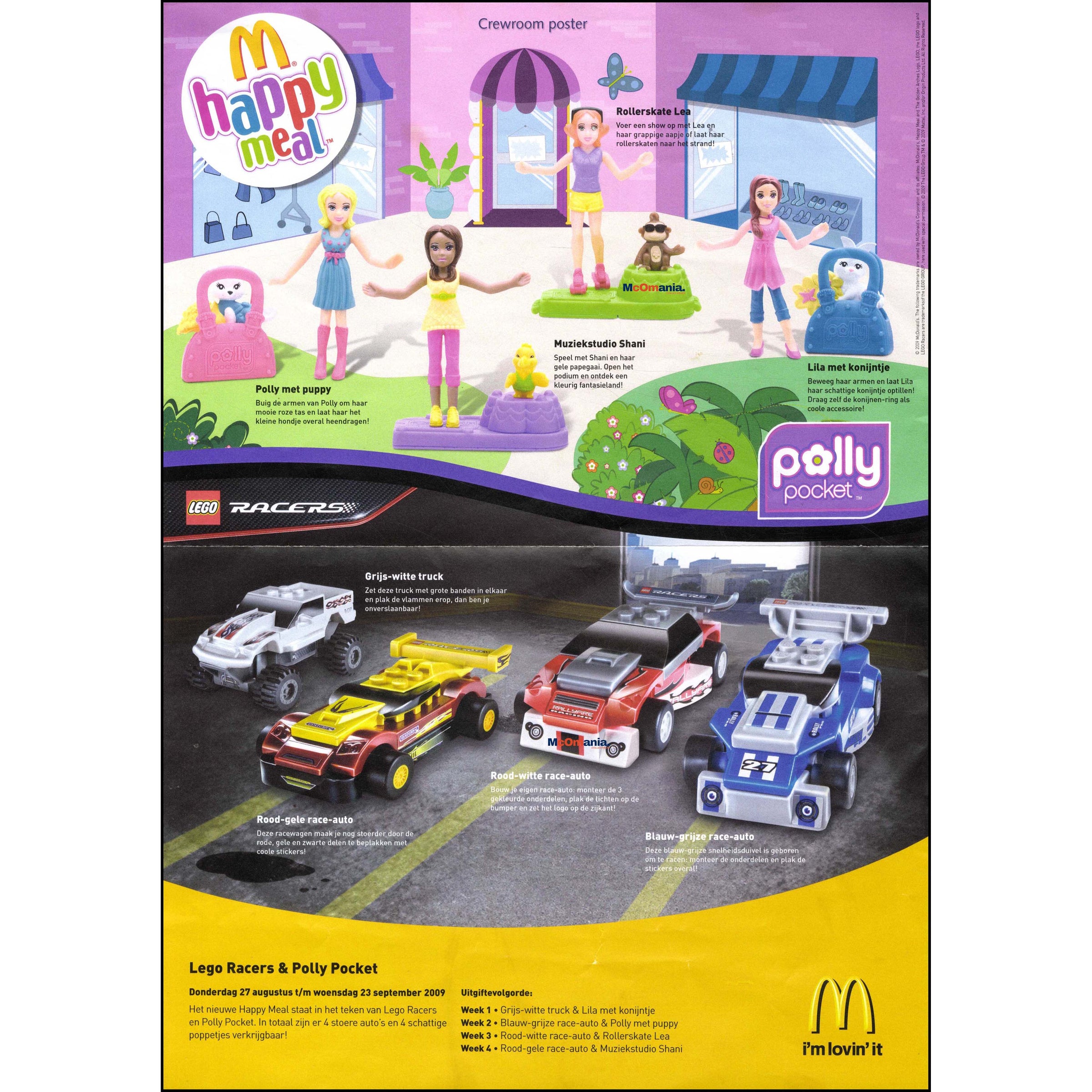 2009/09 Polly Pocket - LEGO racers