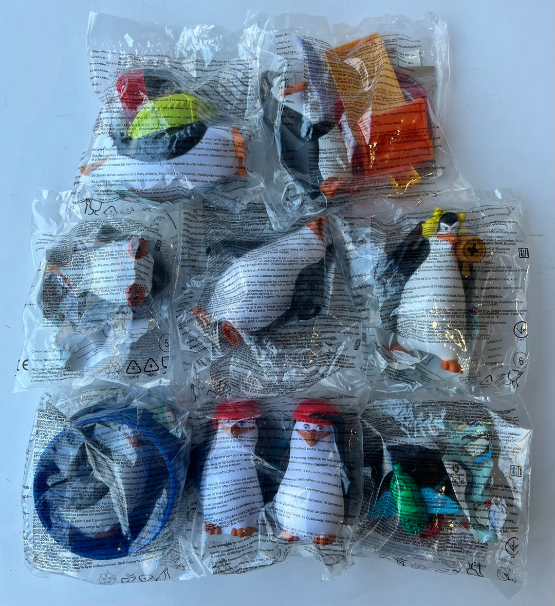 Netherlands, 2014/17, Happy Meal set, Pinquïns van Madagascar
