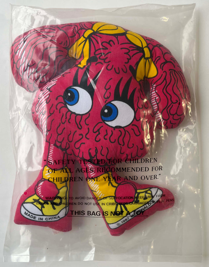 USA, 1987, McDonald's, Fry Girl Pillow Doll