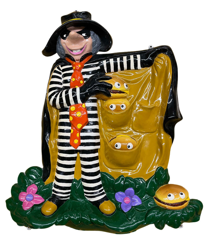USA, 1970's, McDonald's, Hamburglar, 3 Dimensional Wall Plaque by Setmakers