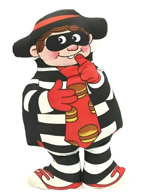 USA, 1987, McDonald's, Hamburglar Pillow Doll