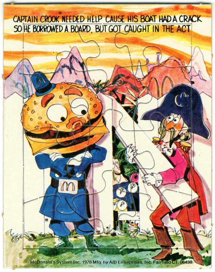USA, 1978/07, Happy Meal Set, Jigsaw puzzles