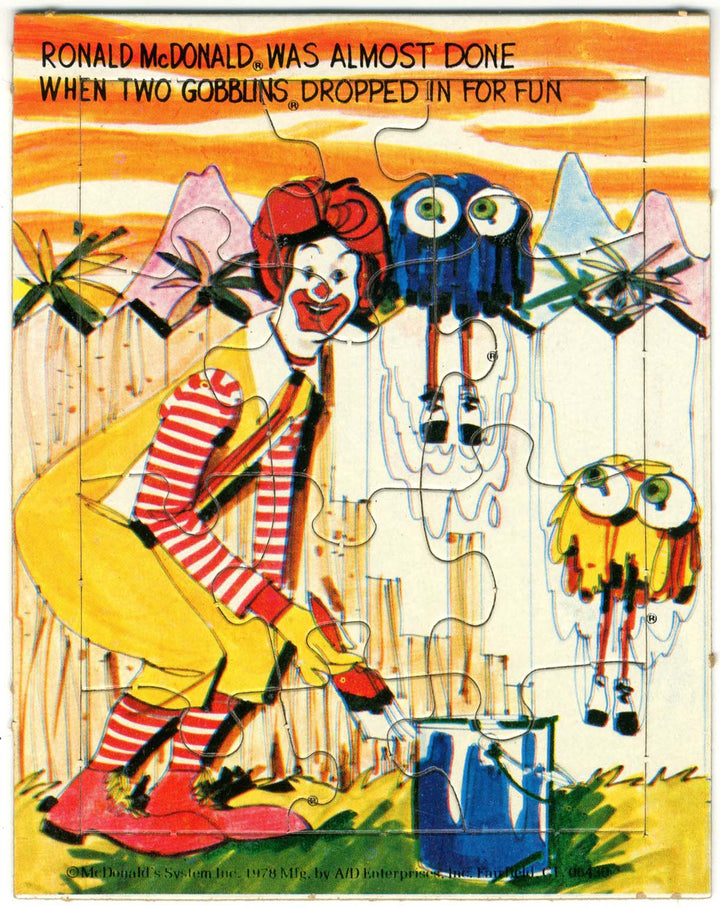 USA, 1978/07, Happy Meal Set, Jigsaw puzzles