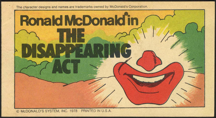 USA, 1978/15, Happy Meal Set, Comic books