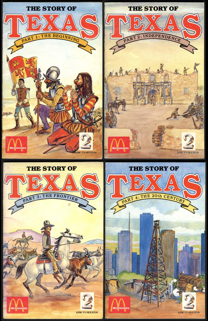 USA, 1986/18, Happy Meal Set, The Story of Texas