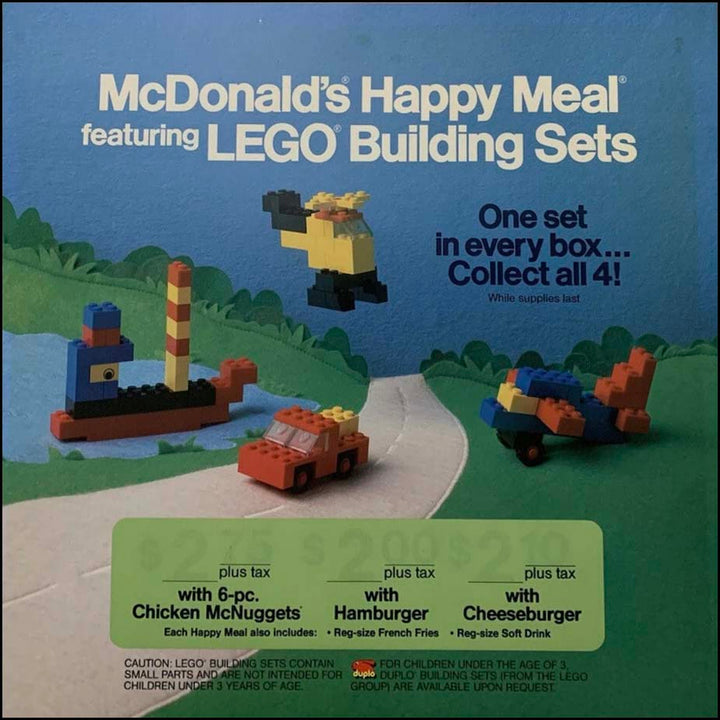 USA, 1986/10, Happy Meal Set, LEGO Building Sets