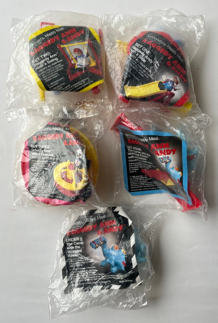 USA, 1989/13, Happy Meal Set, Raggedy Ann & Andy