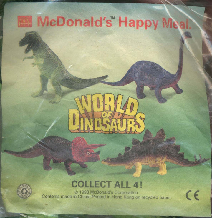 USA, 1993/02, Happy Meal Set, World of Dinosaurs