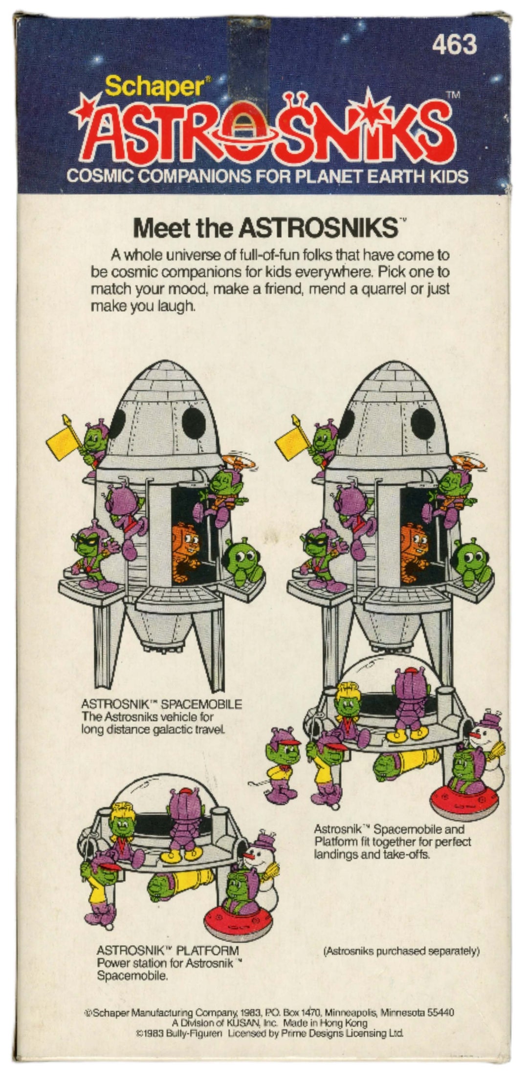 USA, 1994/01, Happy Meal Set, AstroSniks II with Rocket
