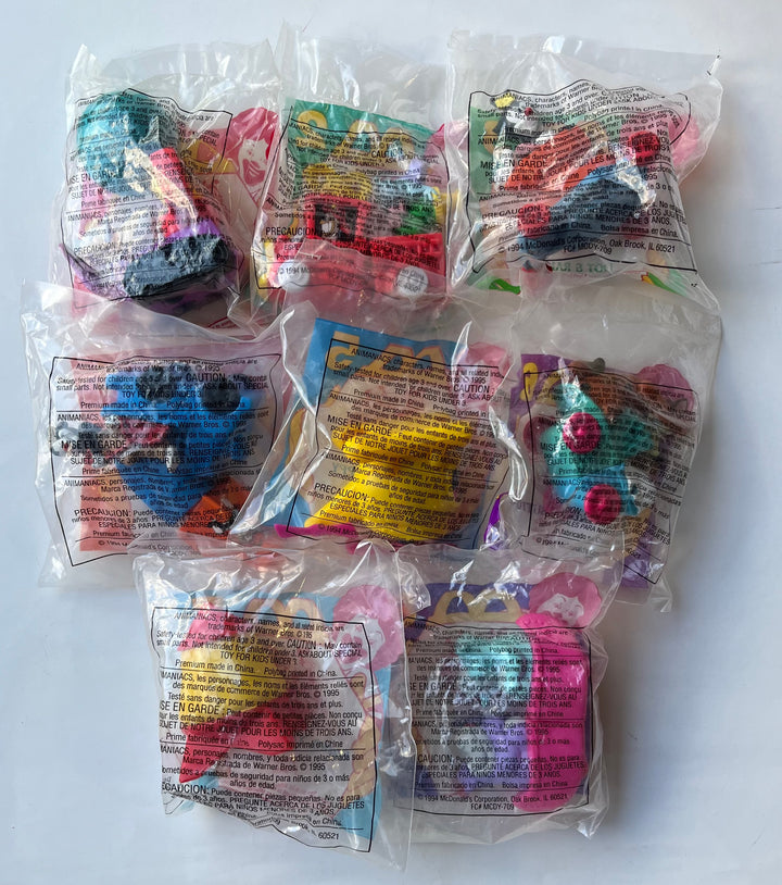 USA, 1995/11, Happy Meal Set, Animaniacs stretchers