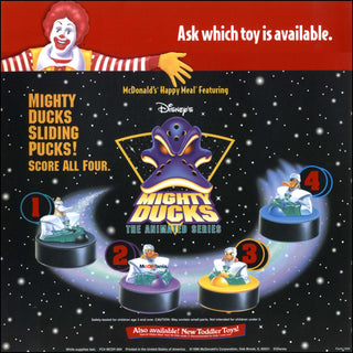 1997/02 Mighty Ducks pucks