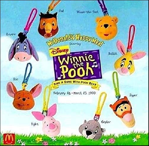 USA, 1999/02, Happy Meal Set, Winnie the Pooh: Sing a Song with Pooh Bear