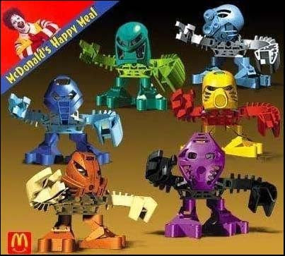 USA, 2001/10, Happy Meal Set, LEGO Bionicle
