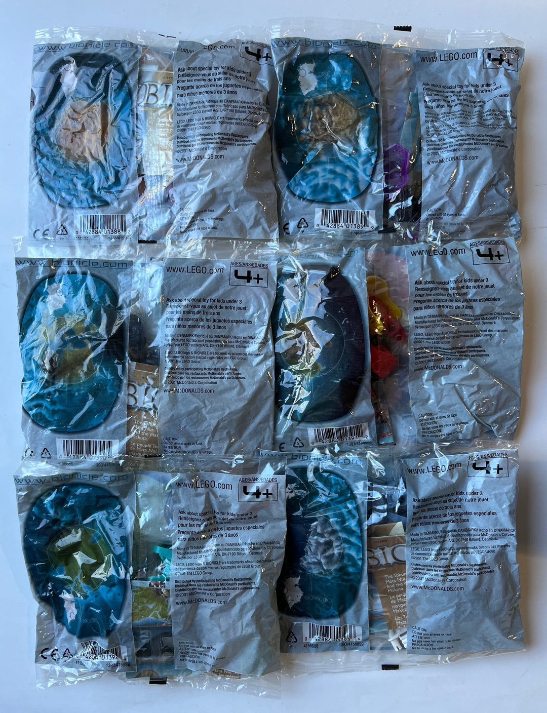 USA, 2001/10, Happy Meal Set, LEGO Bionicle